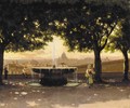 A veduta of Rome - Ippolito Caffi