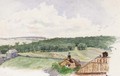 Summer - the Landscape beyond the Village - Ilya Efimovich Efimovich Repin