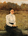 Portrait of N. Repina - Ilya Efimovich Efimovich Repin