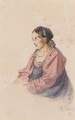 Portrait of an Italian Peasant Woman - Ilya Efimovich Efimovich Repin