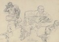 Figure studies - Ilya Efimovich Efimovich Repin