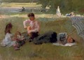 Picnic in the Bois de Boulogne, Paris - Isaac Israels