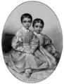Portrait of Alexandre and Leon de Gosselin, as children - Hippolyte (Paul) Delaroche