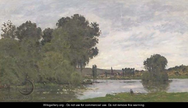 Washerwoman on the riverbank 2 - Hippolyte Camille Delpy