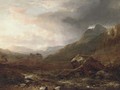 A storm gathering in the highlands - Horatio McCulloch