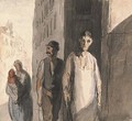 Dans la rue - Honoré Daumier