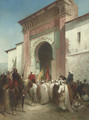 Royal Procession at the Gateway - Honore Boze