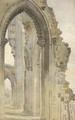 Four views of Glastonbury Abbey, Somerset - Hugh O'Neill