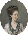 Portrait of Mrs Playford - Hugh Douglas Hamilton