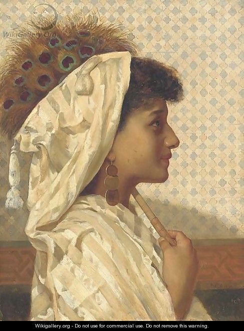 A Moorish girl - Sir Hubert von Herkomer