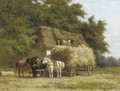 Loading the haywagon - Herman Charles Christiaan Bogman