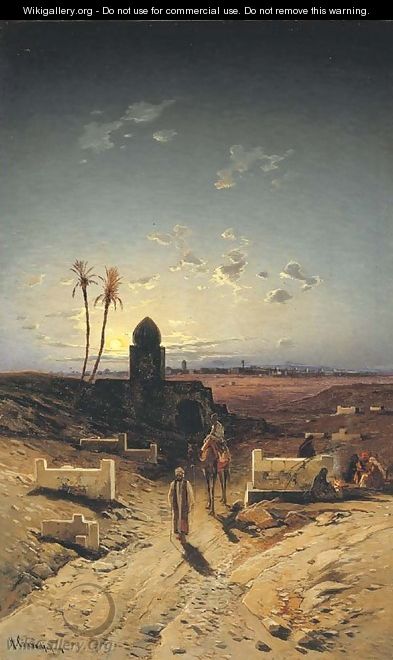 Twilight in the desert 2 - Hermann David Salomon Corrodi
