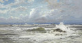 Stormy Seas - Hermann David Salomon Corrodi