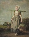 A cheerful Dutch girl - Hermann Knopf