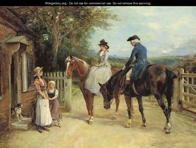 A Stop Before the Ride - Heywood Hardy