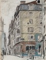 La rue du Petit-Pont Saint-Severin, Paris - Johan Barthold Jongkind