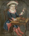 Portrait of a young boy, said to be Carl Christian Friedrich Zinsch (born 1781) - Johann Christian Gottfried Lonckewitz