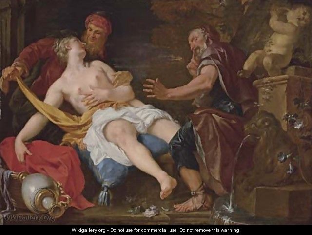Susanna and the Elders - Johann Karl Loth