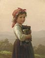 Die Jutnge Schulerin (The Little Schoolgirl) - Johann Georg Meyer von Bremen