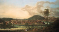 View of Prague from the East - Johann Friedrich Meyer