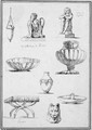 Studies of Italian and Egyptian decorative objects and antiquities - Jean-Honore Fragonard