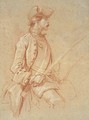 A horseman holding a sword - Jean-Marc Nattier
