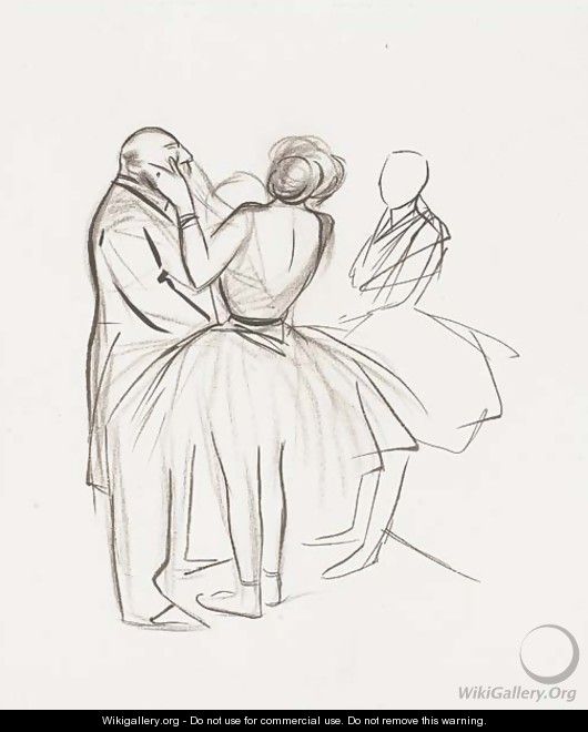 Deux danseuses, coulisses - Jean-Louis Forain