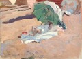 Niaa en la playa (Girl on the beach) - Joaquin Sorolla y Bastida