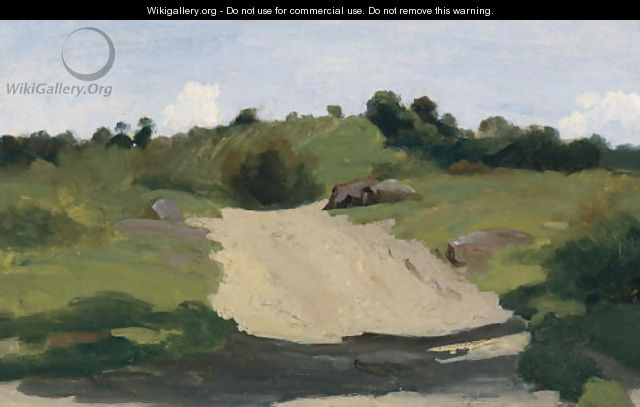 Un Chemin montant - Jean-Baptiste-Camille Corot