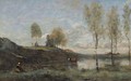 Souvenir des Marais de Bove, pres Amiens - Jean-Baptiste-Camille Corot