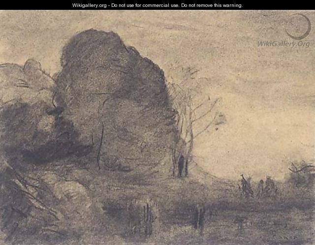 La Fete du Dieu Terme - Jean-Baptiste-Camille Corot