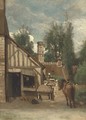 Cour d'une petite ferme Normande - Jean-Baptiste-Camille Corot