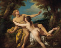 Salmacis and Hermaphroditus - Jean François de Troy