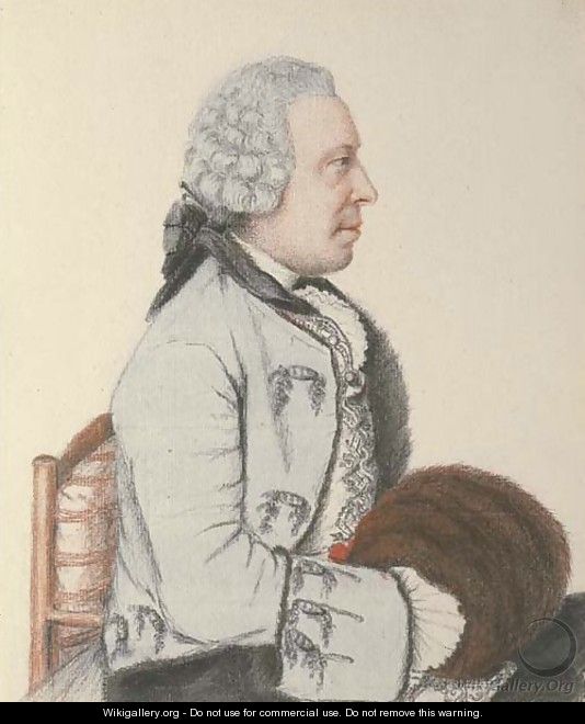 Portrait of Charles-Benjamin de Langes de Montmirail, Baron de Lubieres - Etienne Liotard