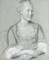 Portrait of a lady turned to the right, half-length, seated - Etienne Liotard