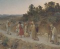 Pilgrims at Dusk - Jean Baptiste Paul Lazerges