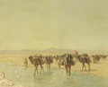 An Arab Caravan - Jean Baptiste Paul Lazerges