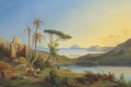 Vue du Cap Misene et du Lac d'Averne (pres de Naples) - Jean-Charles Joseph Rémond