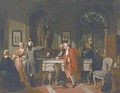 A billiards game in the 18th Century - Jean Carolus