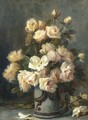 Roses in a vase - Jean Capeinick