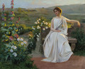 Late afternoon in the garden - Jean Beauduin