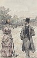 La promenade - Jean-Georges Beraud