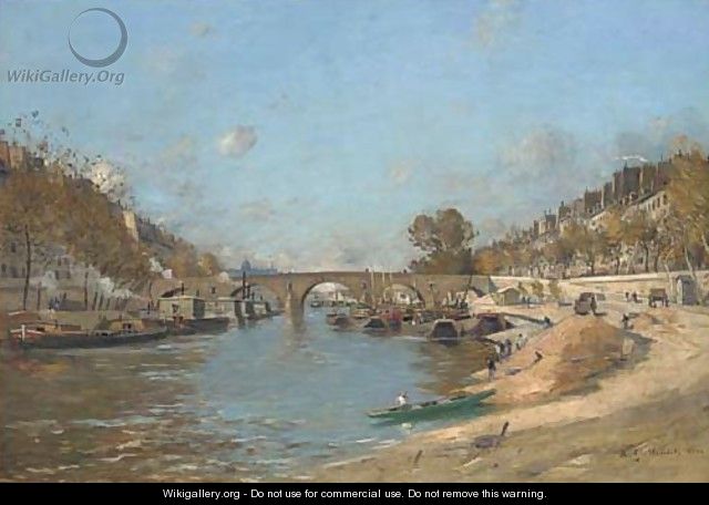 Pont Marie, Paris - Jean Baptiste Antoine Guillemet