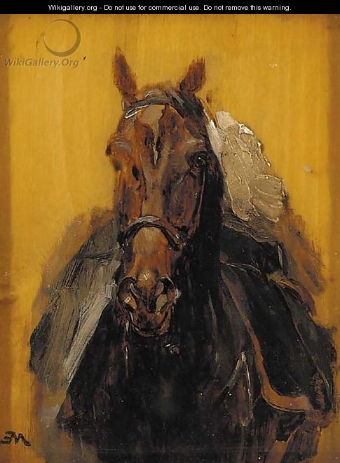 Study of a horse - Jean-Louis-Ernest Meissonier