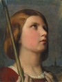 Tete de Jeanne d'Arc en extase - Jean Auguste Dominique Ingres