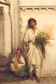 The Flower Seller - Jean Raymond Hippolyte Lazerges