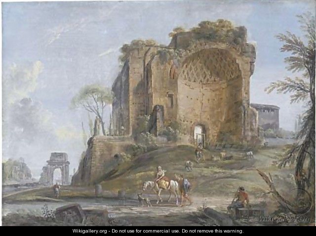 The Baths of Caracalla - Jean-Baptiste Lallemand