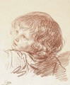 A young boy, bust-length, turned to the left - Jean Baptiste Greuze