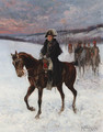Marshal Ney on horseback; Campaign in Russia - Jan van Chelminski
