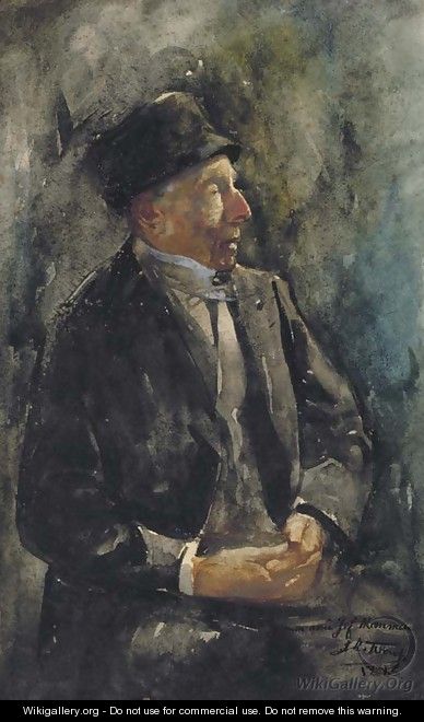 A portrait of a man - Jan Toorop